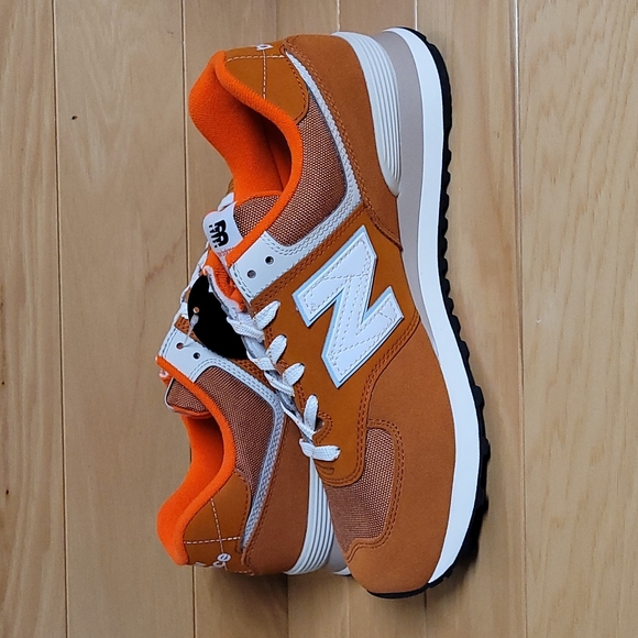 New Balance 574 Cordura Rust Morning Fog Orange Mens Shoe Sneaker ML574HS2 - Picture 8 of 13